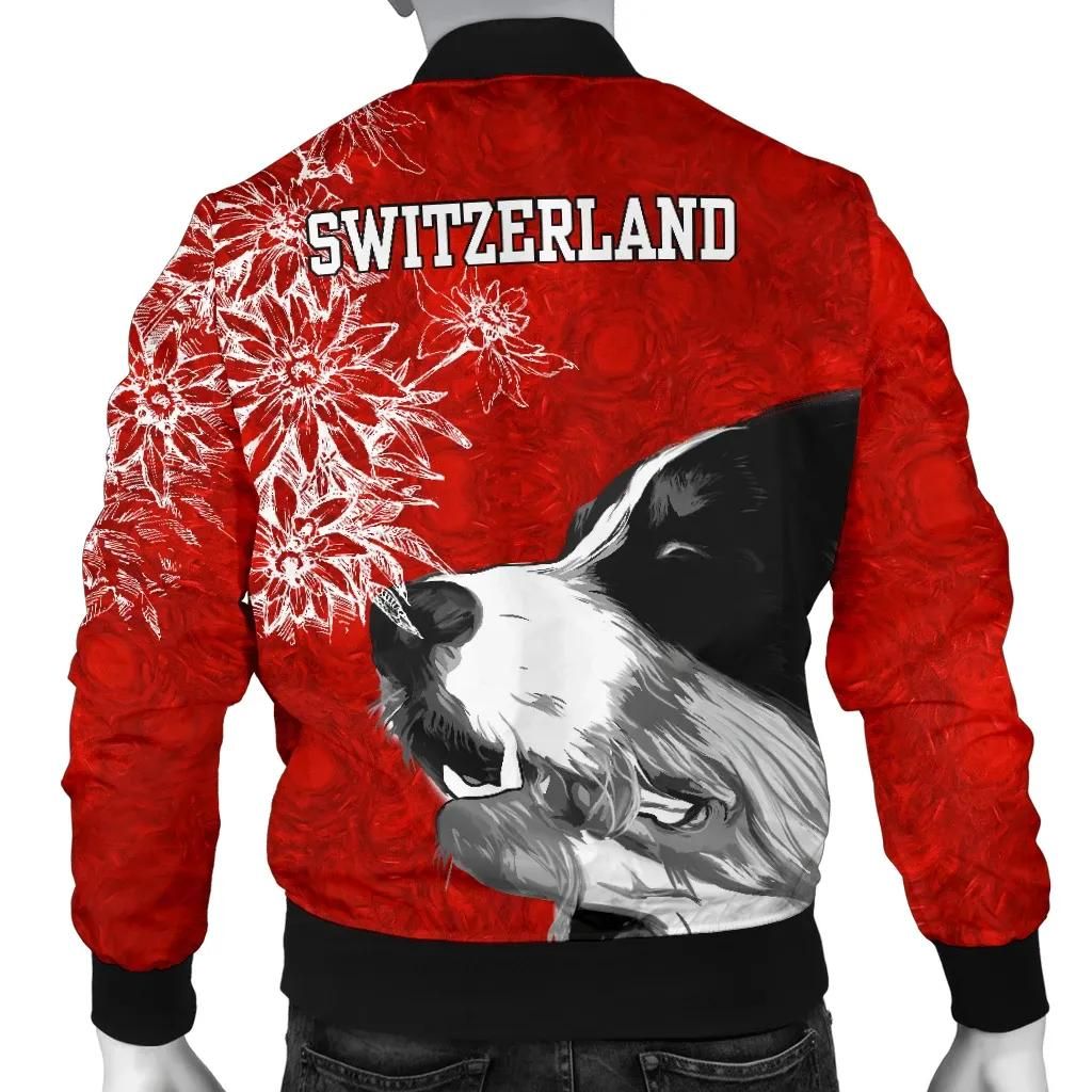 Switzerland-Mens-Bomber-Jacket-Bernese-Mountain-Dog-and-Edelweiss-A7-Bomber-Jacket-1