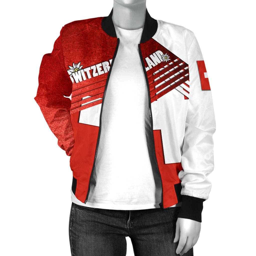 Switzerland-Womens-Bomber-Jacket-Coat-of-Arms-with-Edelweiss-BN15-Bomber-Jacket-2