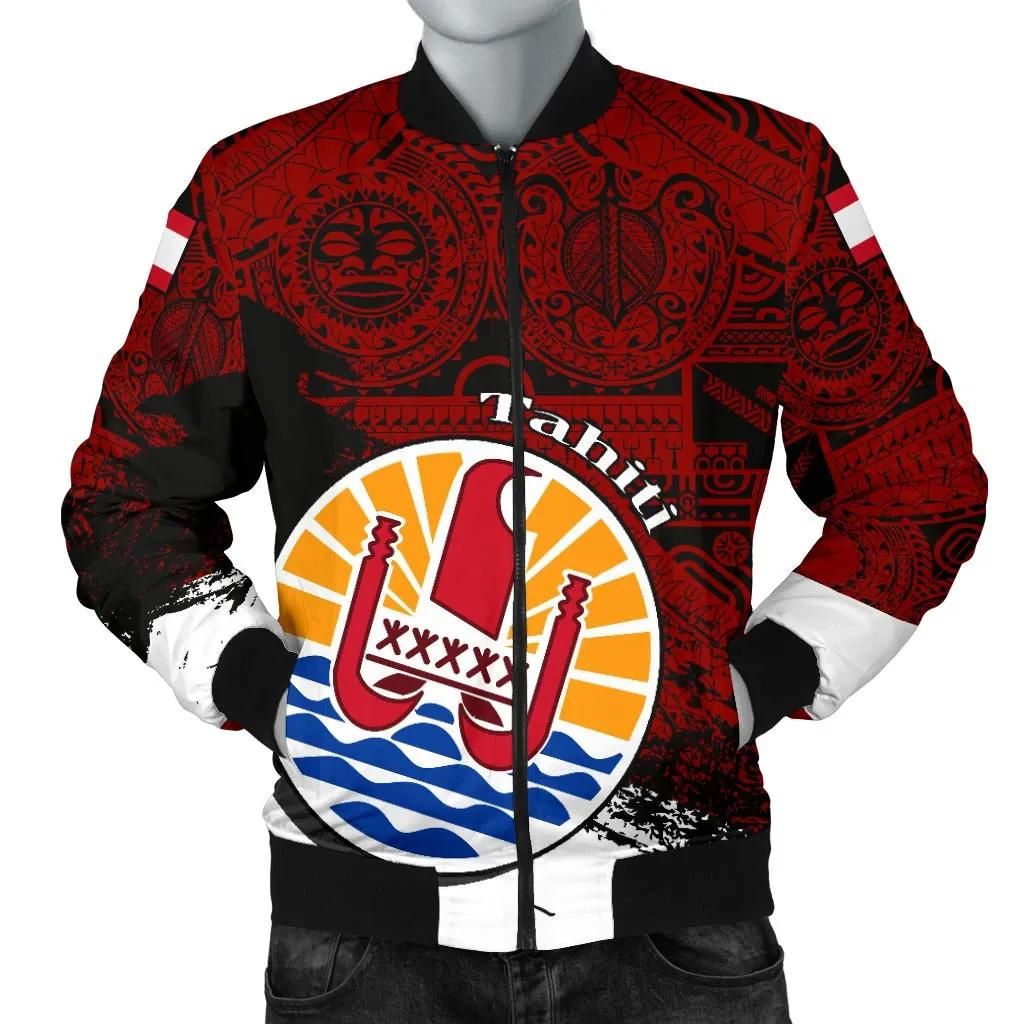 Tahiti Men's Bomber Jacket Tahiti Men's Bomber Jacket