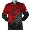 Tahiti Polynesian Bomber Jacket (Men) - Red Turtle - BN1518 Bomber Jacket