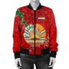 Tajikistan Christmas Coat Of Arms Women Bomber Jacket X Style J78 Bomber Jacket