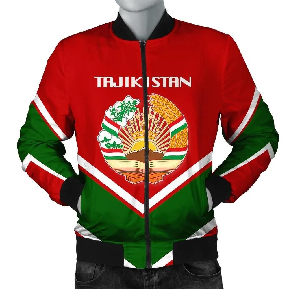 Tajikistan Coat Of Arms Men Bomber Jacket Lucian Style J5W Bomber Jacket Tajikistan Coat Of Arms Men Bomber Jacket Lucian Style J5W Bomber Jacket