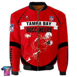 Tampa Bay Buccaneers Players All Over Printed Bomber Jacket