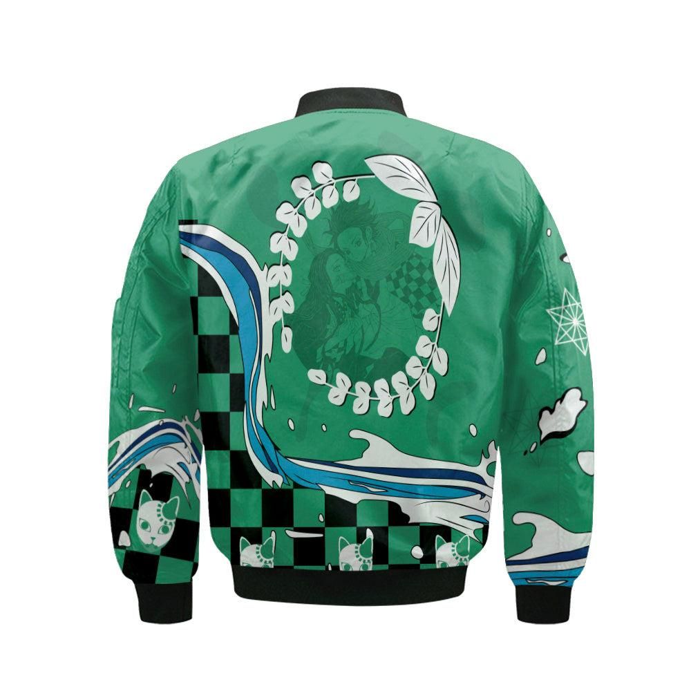 Tanjiro-Kamado-Bomber-Jacket-Custom-KNY-Cosplay-Costumes-Bomber-Jacket-1