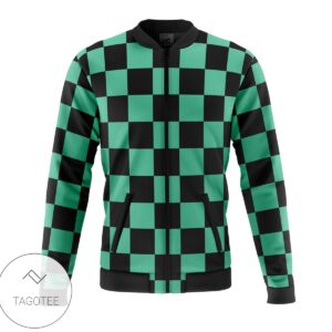 Tanjiro Kamado Demon Slayer Casual Bomber Jacket