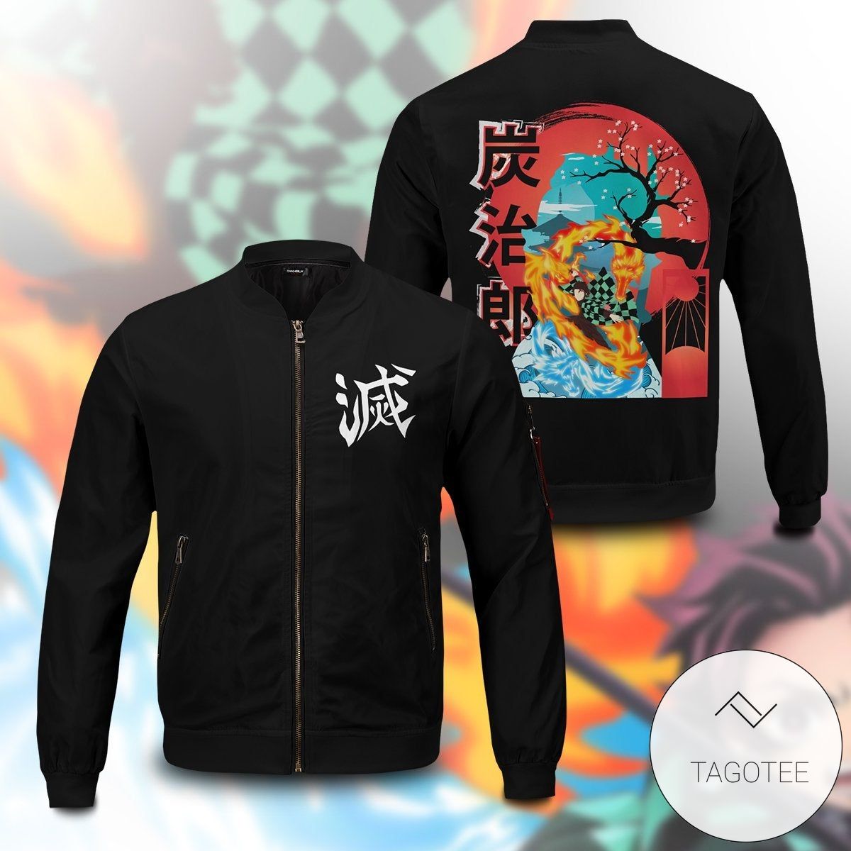 Tanjiro Spirit Bomber Jacket Tanjiro Spirit Bomber Jacket