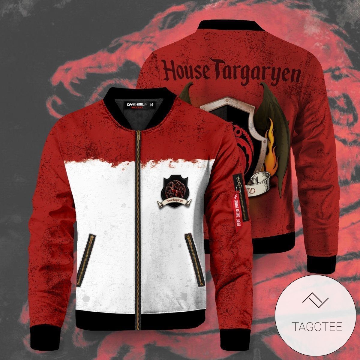 Team Targaryen Bomber Jacket 2 Team Targaryen Bomber Jacket 2
