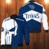 Tennessee Titans Punisher Skull Bomber Jacket