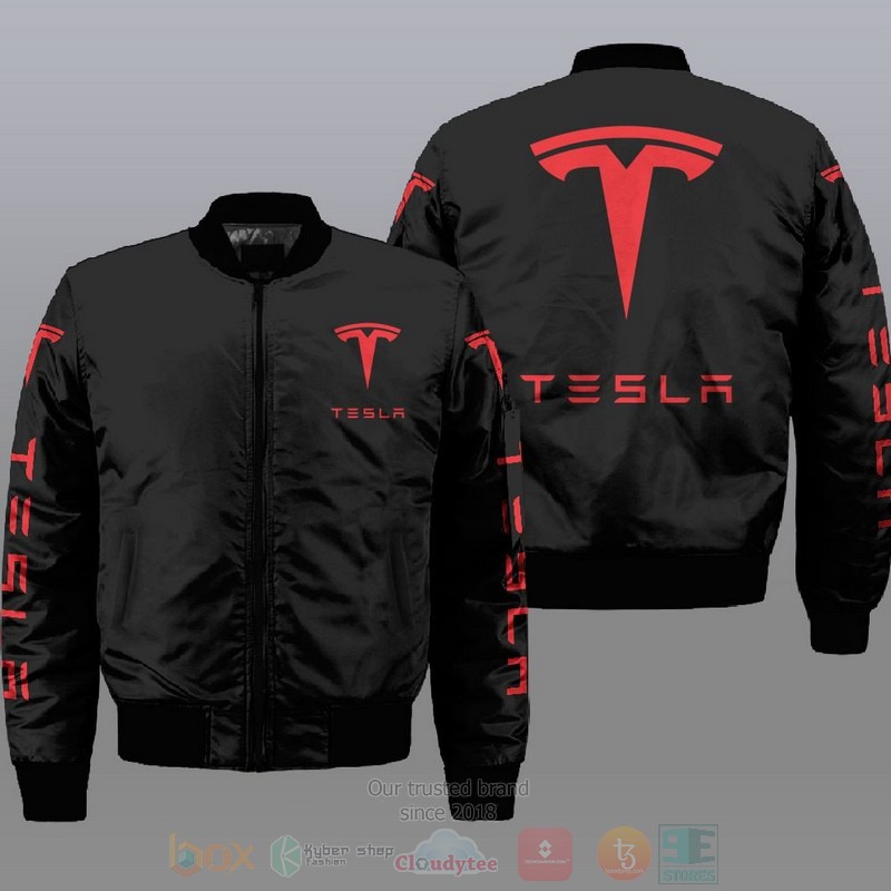 Tesla Car Bomber Jacket Tesla Car Bomber Jacket