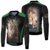 The Beautiful Princess Mononoke San Behind The Mask Gift For Mononoke Hime Fans Bomber Jacket