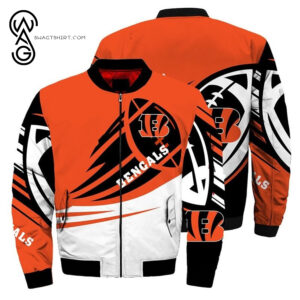 The Cincinnati Bengals Nfl All Over Printed Bomber Jacket