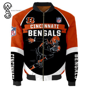 The Cincinnati Bengals Players All Over Printed Bomber Jacket