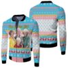 The Golden Girls Fan Christmas Knitting Pattern Sweatshirt 3d Bomber Jacket
