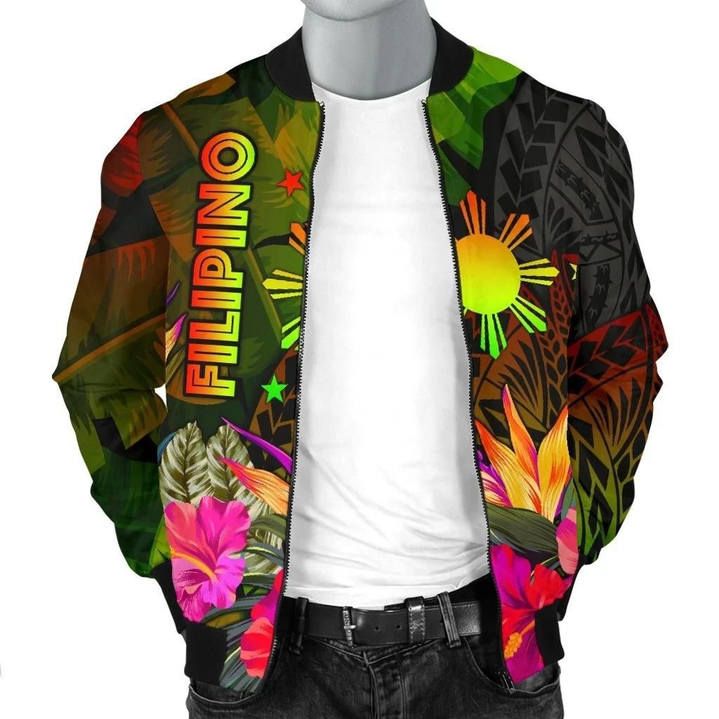 The-Philippines-Polynesian-Mens-Bomber-Jacket-Hibiscus-and-Banana-Leaves-BN15-Bomber-Jacket-2
