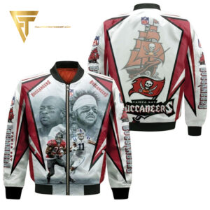 The Pittman Michael Pittman Jr 11 Tampa Bay Buccaneers Full Print Bomber Jacket