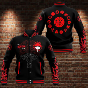 The Uchiha Clan Naruto 3D Bomber Jacket