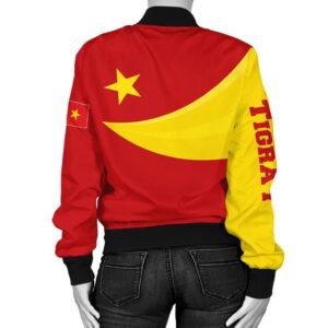 Tigray Coat Of Arms Flag Lion Women Ver 01 A10 Bomber Jacket