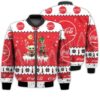 Tis The Season Christmas 2022 Baby Yoda Groot Santa Claus Deer Unisex Gift Coca Cola Soft Drink 3D Bomber Jacket