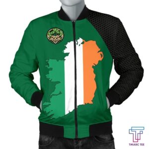 Tmarc Tee Ireland Map Special Mens Bomber Jacket