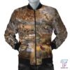 Tmarc Tee Mens Bomber Jacket - Hunting Camo Bomber Jacket