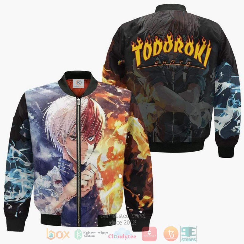 Todoroki Bomber My Hero Academia Mha Anime Outfits Bomber Jacket Todoroki Bomber My Hero Academia Mha Anime Outfits Bomber Jacket