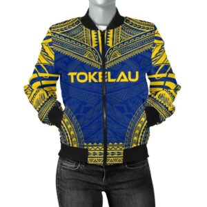 Tokelau Flag Polynesian Chief Women'S Bomber Jacket - Bn10 Bomber Jacket