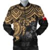 Tonga Polynesian Bomber Jacket (Men) - Golden Turtle - BN15 Bomber Jacket