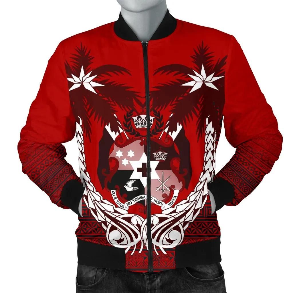 Tonga Polynesian Coconut Men's Bomber Jacket A02 Bomber Jacket Tonga Polynesian Coconut Men's Bomber Jacket A02 Bomber Jacket