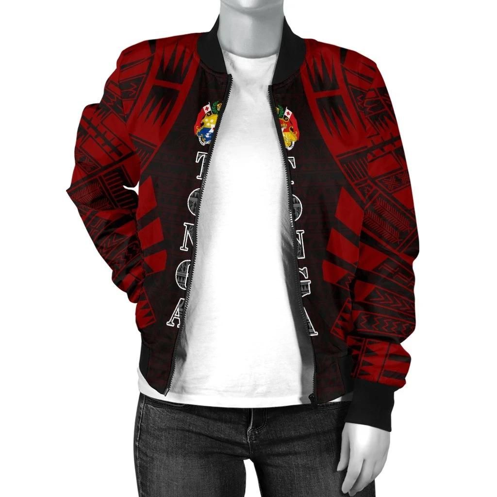 Tonga-Women-Bomber-Jacket-Polynesian-Tattoo-Red-BN0110-Bomber-Jacket-2