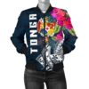 Tonga Women's Bomber Jacket  - Tonga Summer Vibes - BN15 Bomber Jacket