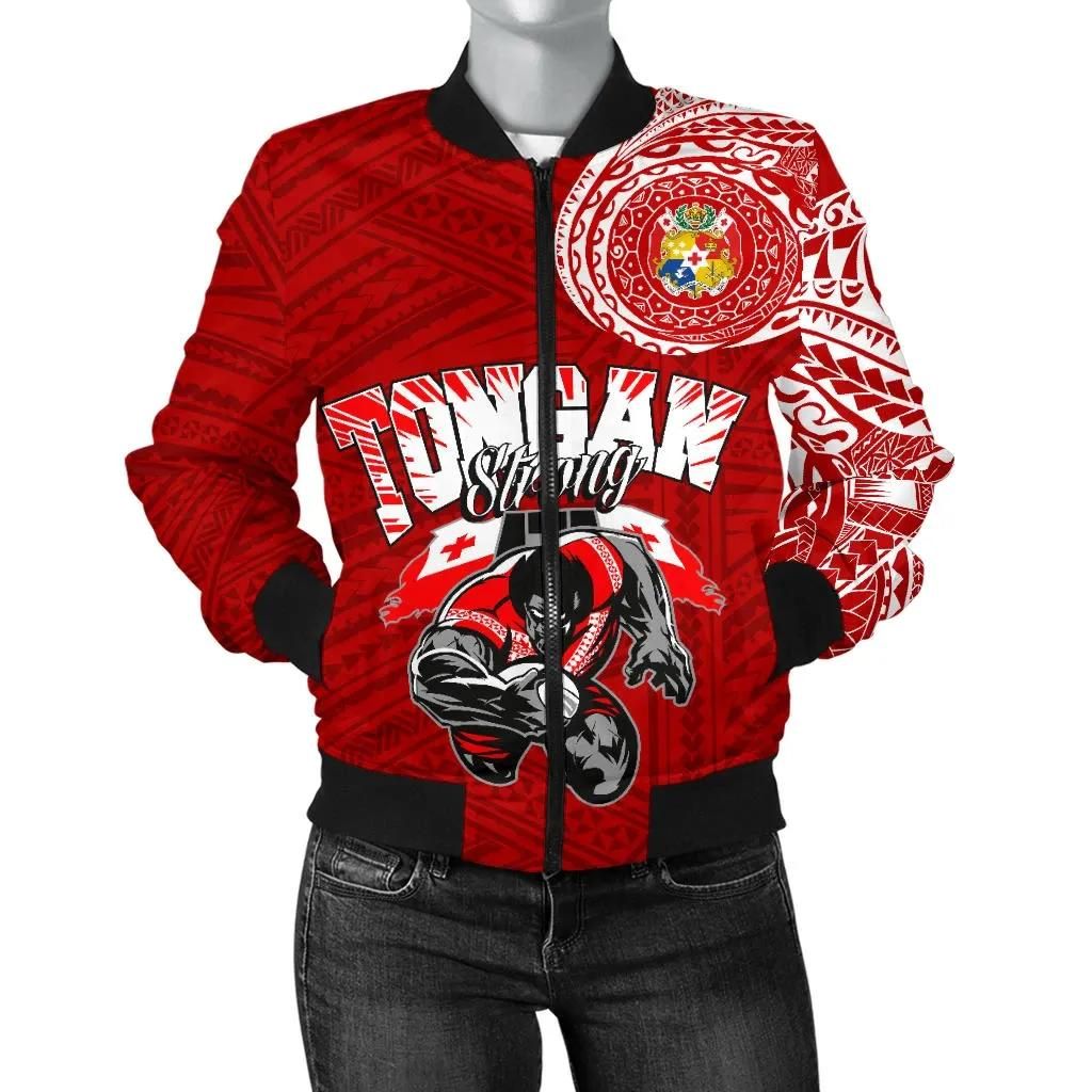 Tongan Strong Polynesian Tattoo Women's Bomber Jacket A77 Bomber Jacket Tongan Strong Polynesian Tattoo Women's Bomber Jacket A77 Bomber Jacket