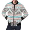 Tribal Native Indians American Aztec Navajo Print Mens Bomber Jacket