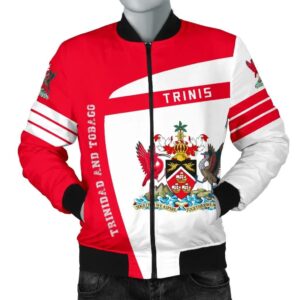 Trinidad And Tobago Sport Men's Bomber Jacket - Premium Style J7 Bomber Jacket