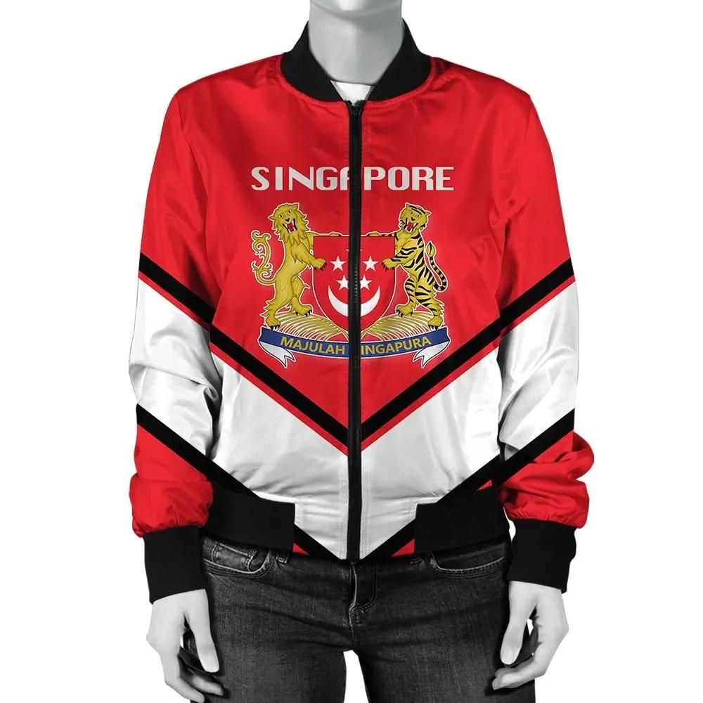 Trinidad and Tobago Coat Of Arms Women Bomber Jacket Lucian Style JW5 Bomber Jacket Trinidad and Tobago Coat Of Arms Women Bomber Jacket Lucian Style JW5 Bomber Jacket