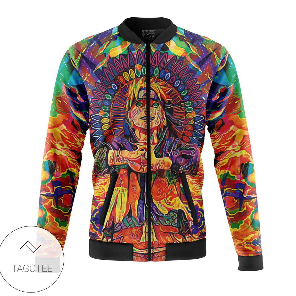 Trippy Naruto Casual Bomber Jacket Trippy Naruto Casual Bomber Jacket
