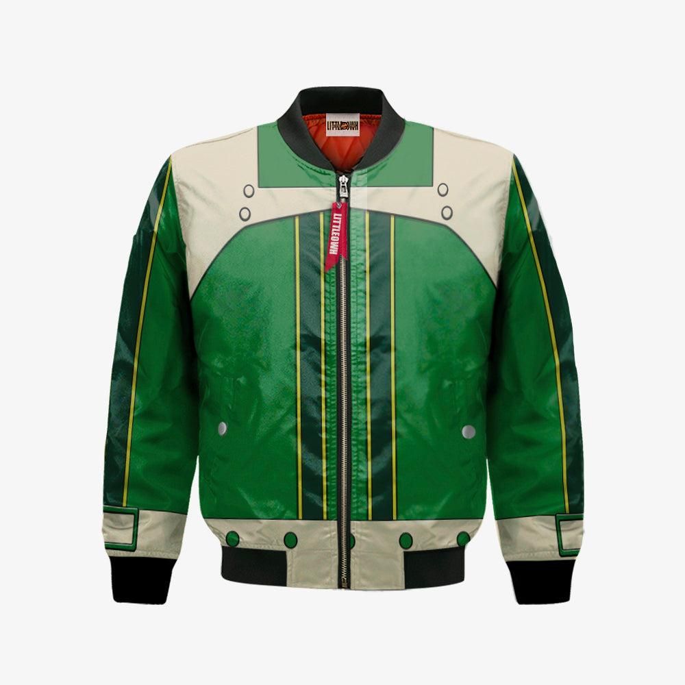 Tsuyu Asui Bomber Jacket Custom My Hero Academia Cosplay Costumes Bomber Jacket Tsuyu Asui Bomber Jacket Custom My Hero Academia Cosplay Costumes Bomber Jacket