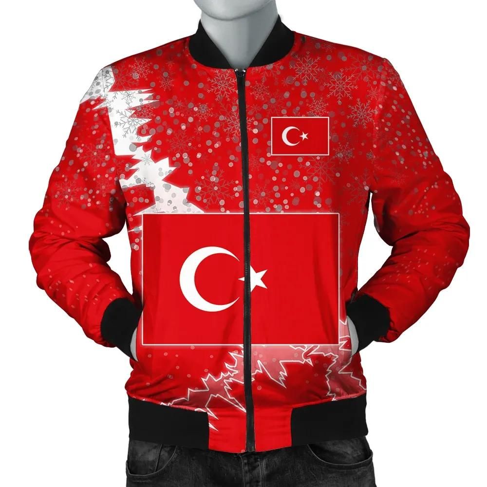 Turkey Christmas Coat Of Arms Men Bomber Jacket X Style J78 Bomber Jacket Turkey Christmas Coat Of Arms Men Bomber Jacket X Style J78 Bomber Jacket