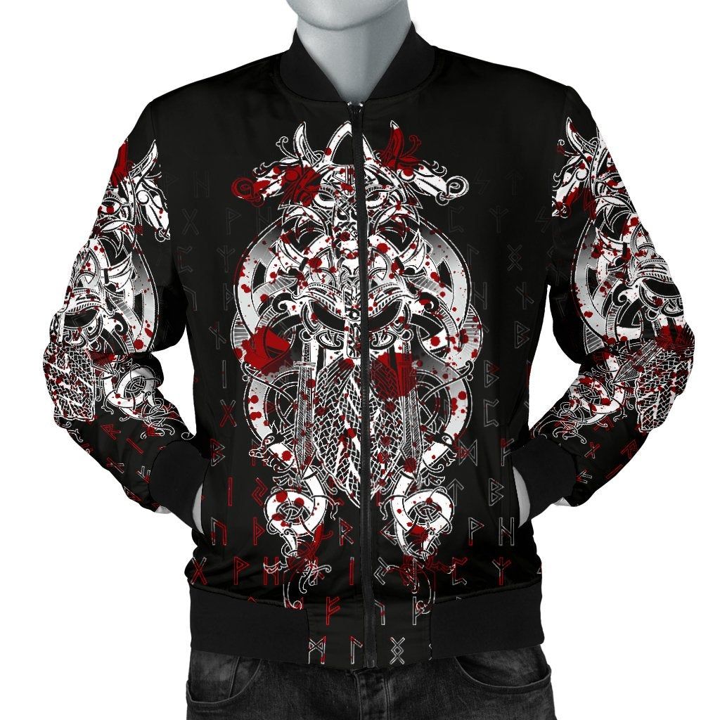 Tyr Tattoo Blood Men's Bomber Jacket A27 Bomber Jacket Tyr Tattoo Blood Men's Bomber Jacket A27 Bomber Jacket