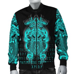 Tyr Tattoo Cyan Bomber Jacket A27