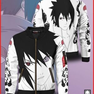 Uchiha sasuke naruto manga for lovers men bomber jacket 3D t shirt hoodie sweater Bomber Jacket