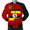 Uganda Bomber Jacket Map (Men) A5 Bomber Jacket