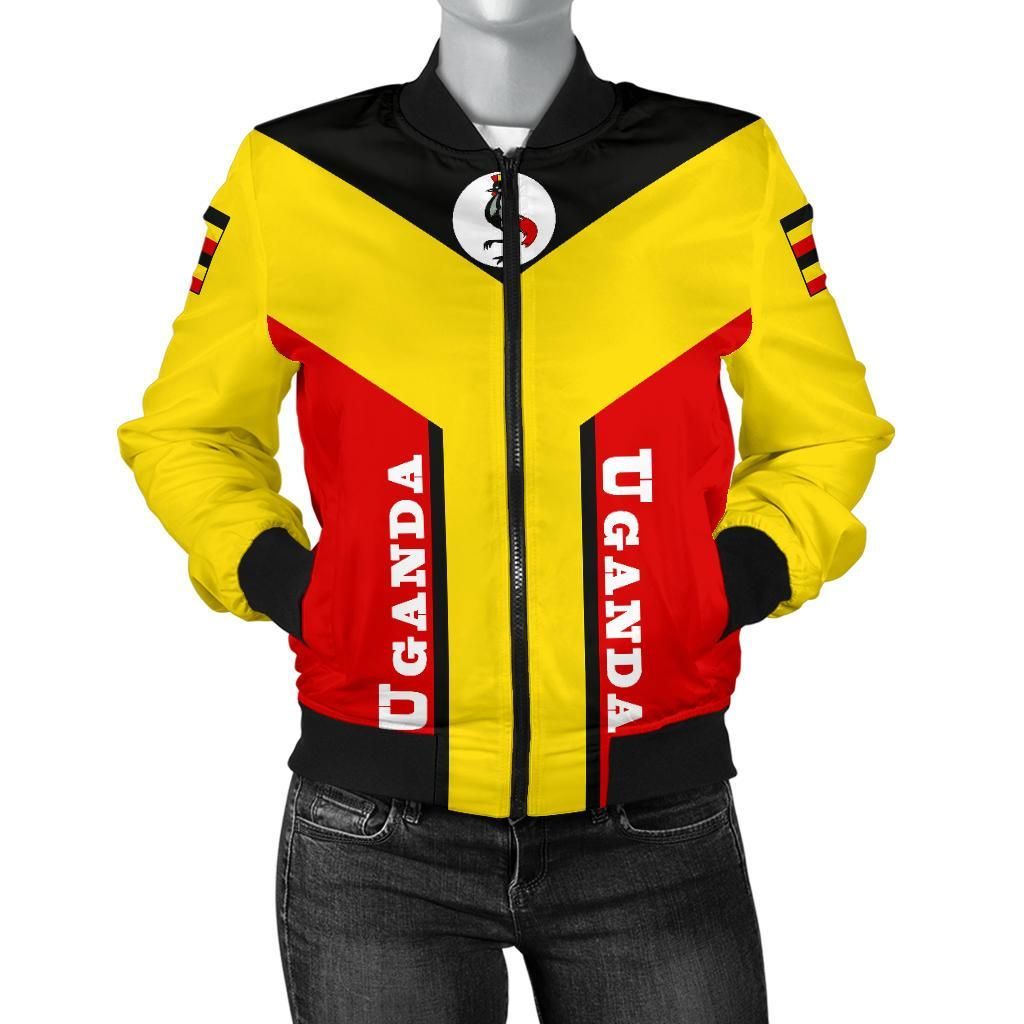 Uganda Bomber Jacket - Rising (bWomen) A02 Bomber Jacket Uganda Bomber Jacket - Rising (bWomen) A02 Bomber Jacket