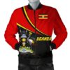 Uganda Men's Bomber Jacket - National Flag - BN15 Bomber Jacket
