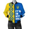Ukraine DNA Women Bomber Jacket K5 Bomber Jacket