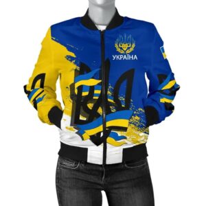 Ukraine Women's Bomber Jacketpecial A7 Bomber Jacket