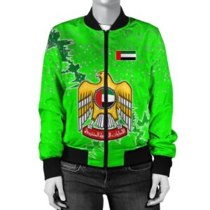 United Arab Emirates Christmas Coat Of Arms Women Bomber Jacket X Style J78 Bomber Jacket