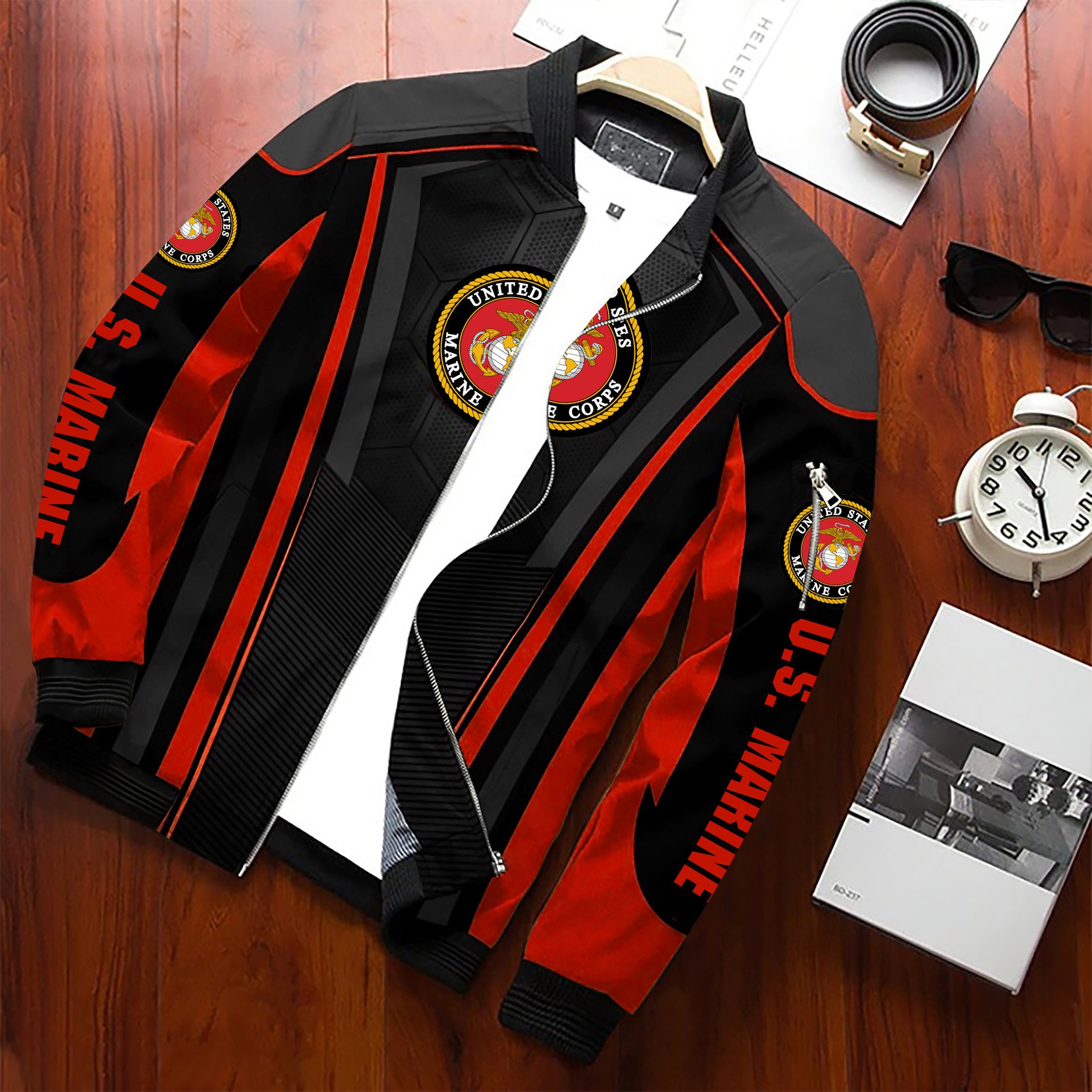 United States Marine Corps 3D Bomber Jacket United States Marine Corps 3D Bomber Jacket
