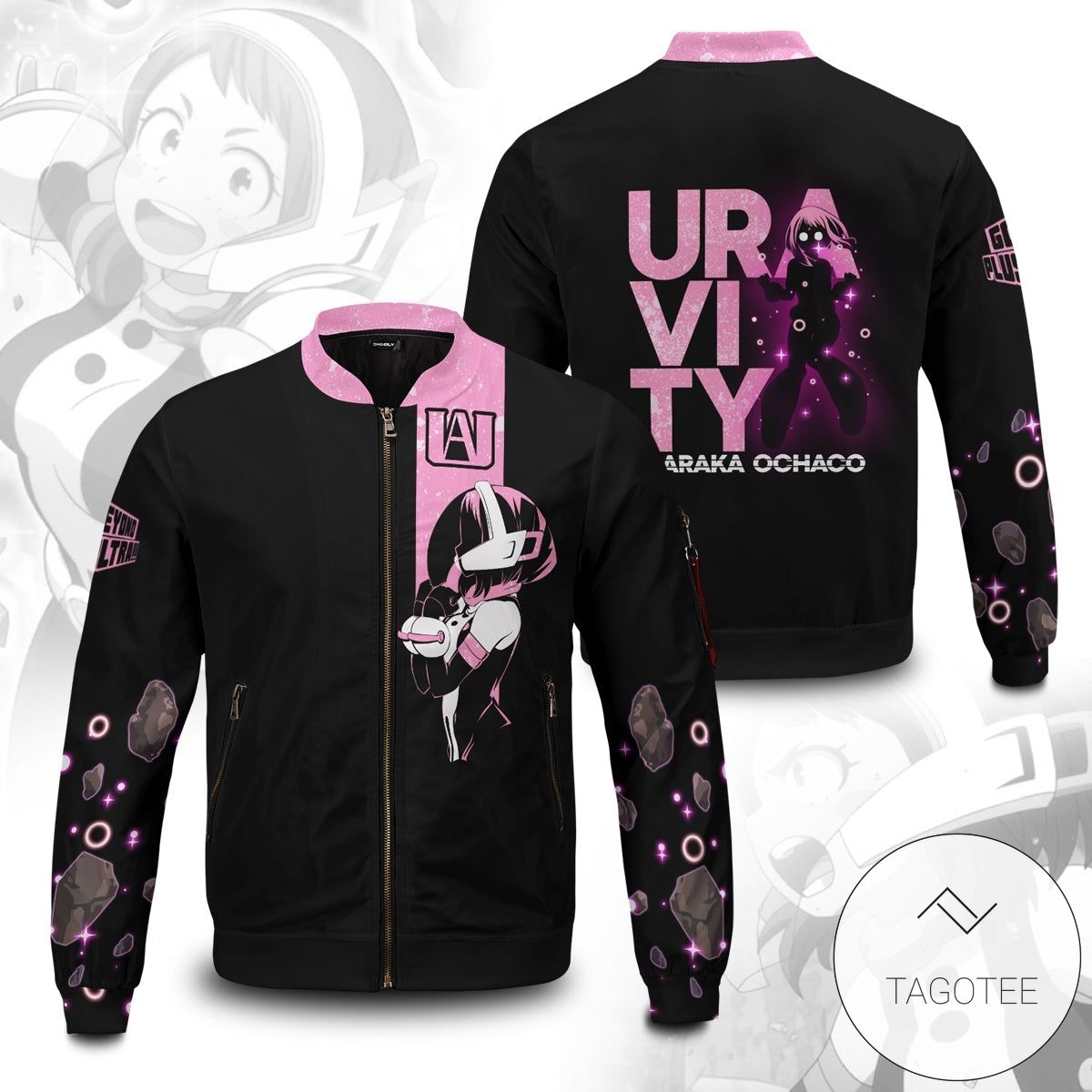 Uraraka Ochaco Bomber Jacket Uraraka Ochaco Bomber Jacket