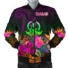 Vanuatu Personalised Men's Bomber Jacket - Summer Hibiscus - BN15 Bomber Jacket