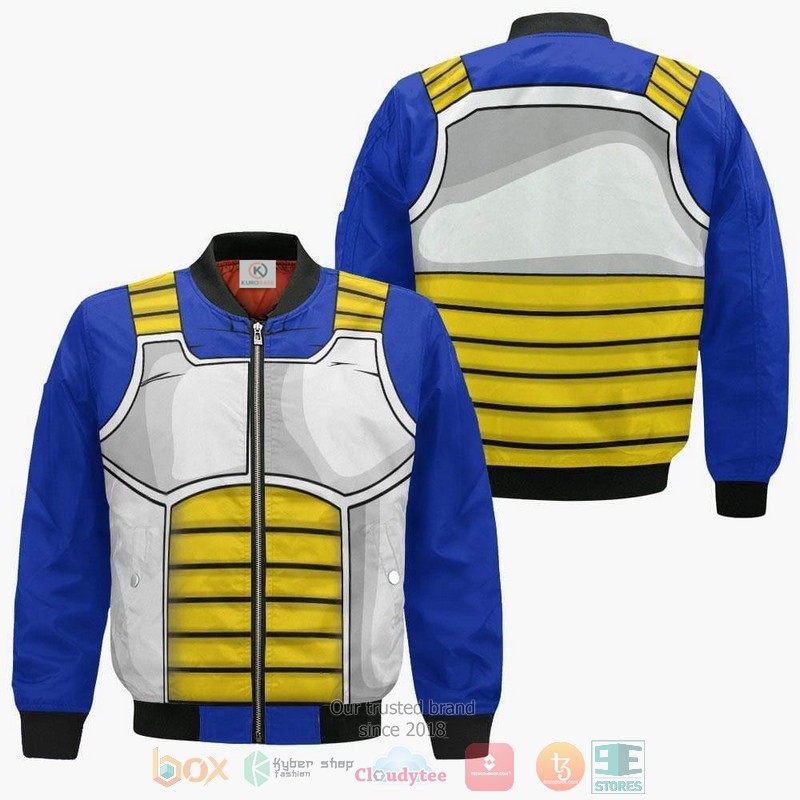 Vegeta Uniform Dragon Ball Amine Bomber Jacket Vegeta Uniform Dragon Ball Amine Bomber Jacket